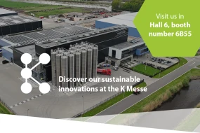 Ontdek onze duurzame ontwikkelingen op de K Messe